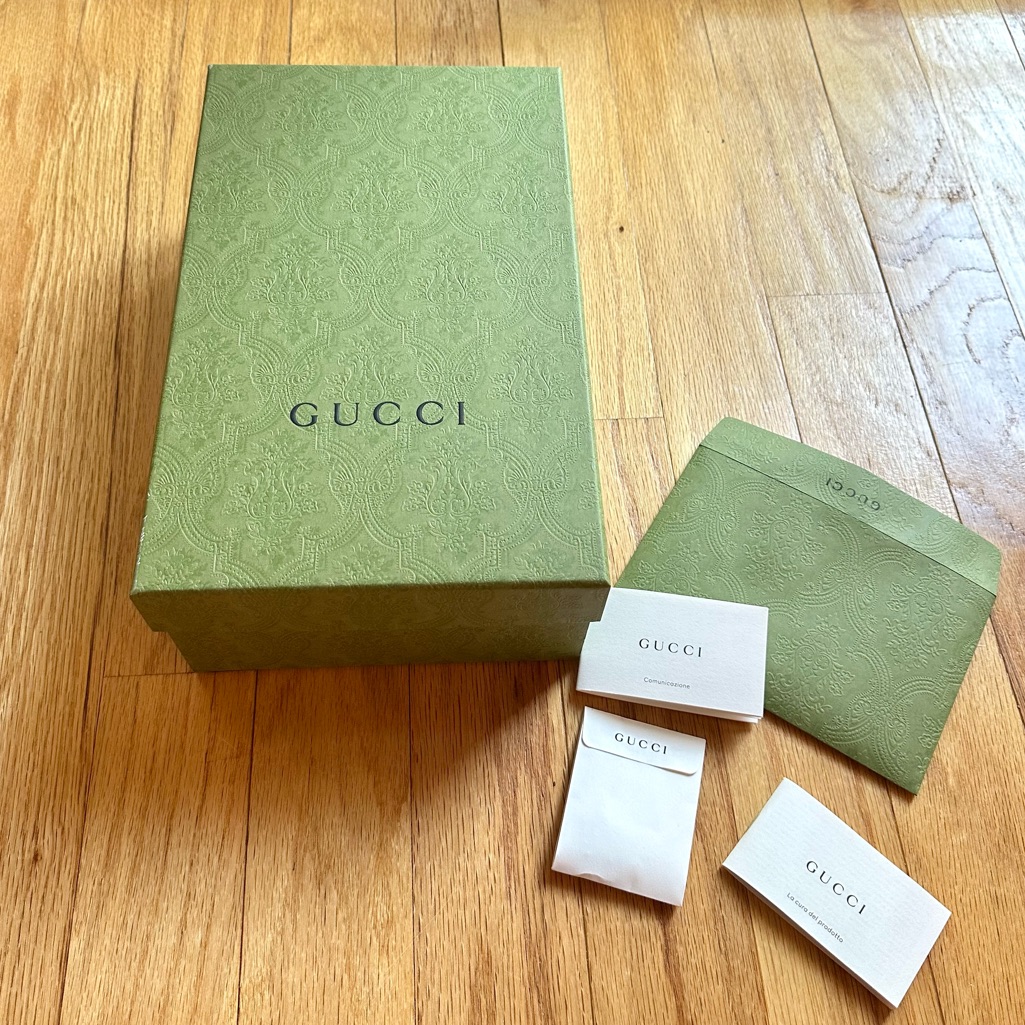 Gucci Empty Box Gucci Envelope Gucci Care Instructions Gucci Tissue Paper